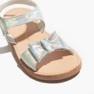 Freshly picked Holographic Sandals with Bow